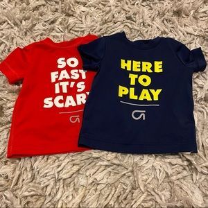 Baby Gap 12-18M dry fit short sleeve tees